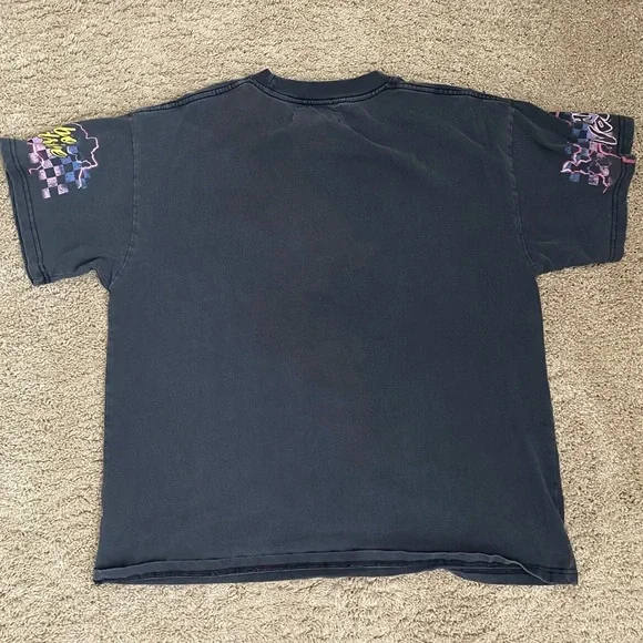 Grey Graphic Pacsun Car T-Shirt - Picture 2 of 2